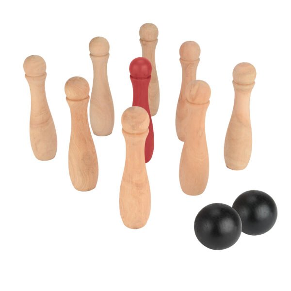 Wooden Skittles (suitable for kids and adults)