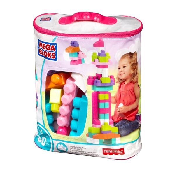 First Builders® Big Building Bag (Age 1-5 Years Old) Bag Pink